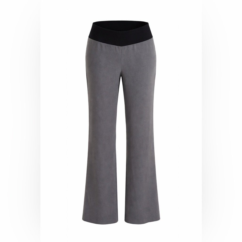 Motherhood Maternity Gray Dress Pants |‎ Stretch Belly Panel | Size M